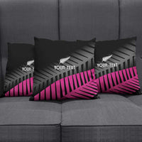 New Zealand Silver Fern Rugby Custom Pillow Cover 2025 All Black Go Champions LT14 - Polynesian Pride
