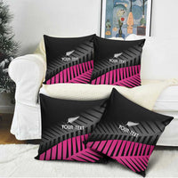 New Zealand Silver Fern Rugby Custom Pillow Cover 2025 All Black Go Champions LT14 - Polynesian Pride