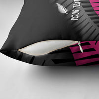 New Zealand Silver Fern Rugby Custom Pillow Cover 2025 All Black Go Champions LT14 - Polynesian Pride