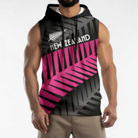 New Zealand Silver Fern Rugby Custom Sleeveless Hoodie 2025 All Black Go Champions LT14 - Polynesian Pride