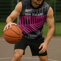 New Zealand Silver Fern Rugby Custom Sleeveless Hoodie 2025 All Black Go Champions LT14 - Polynesian Pride