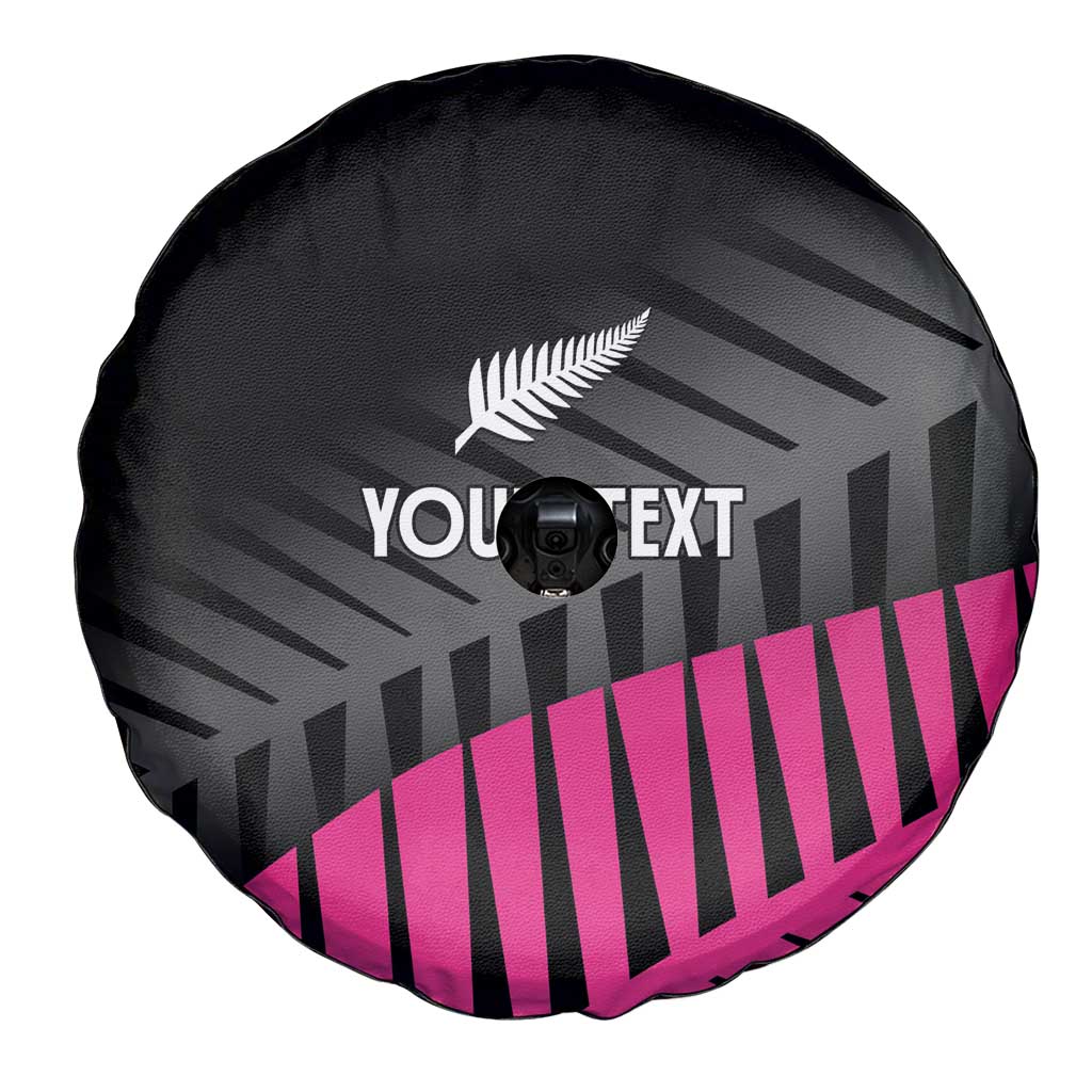 New Zealand Silver Fern Rugby Custom Spare Tire Cover 2025 All Black Go Champions LT14 - Polynesian Pride