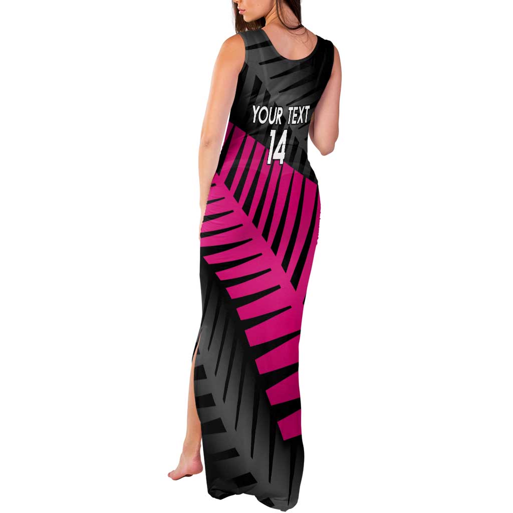 New Zealand Silver Fern Rugby Custom Tank Maxi Dress 2025 All Black Go Champions LT14 - Polynesian Pride