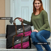New Zealand Silver Fern Rugby Custom Travel Bag 2025 All Black Go Champions LT14 - Polynesian Pride