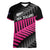 New Zealand Silver Fern Rugby Custom Women V-Neck T-Shirt 2025 All Black Go Champions - Polynesian Pride