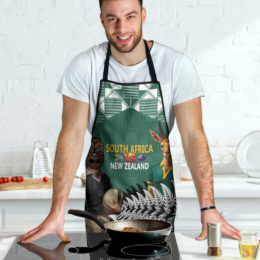 New Zealand South Africa Rugby Apron Springboks Kente All Black Maori Together LT14 - Polynesian Pride