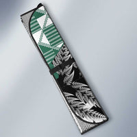 New Zealand South Africa Rugby Auto Sun Shade Springboks Kente All Black Maori Together LT14 - Polynesian Pride