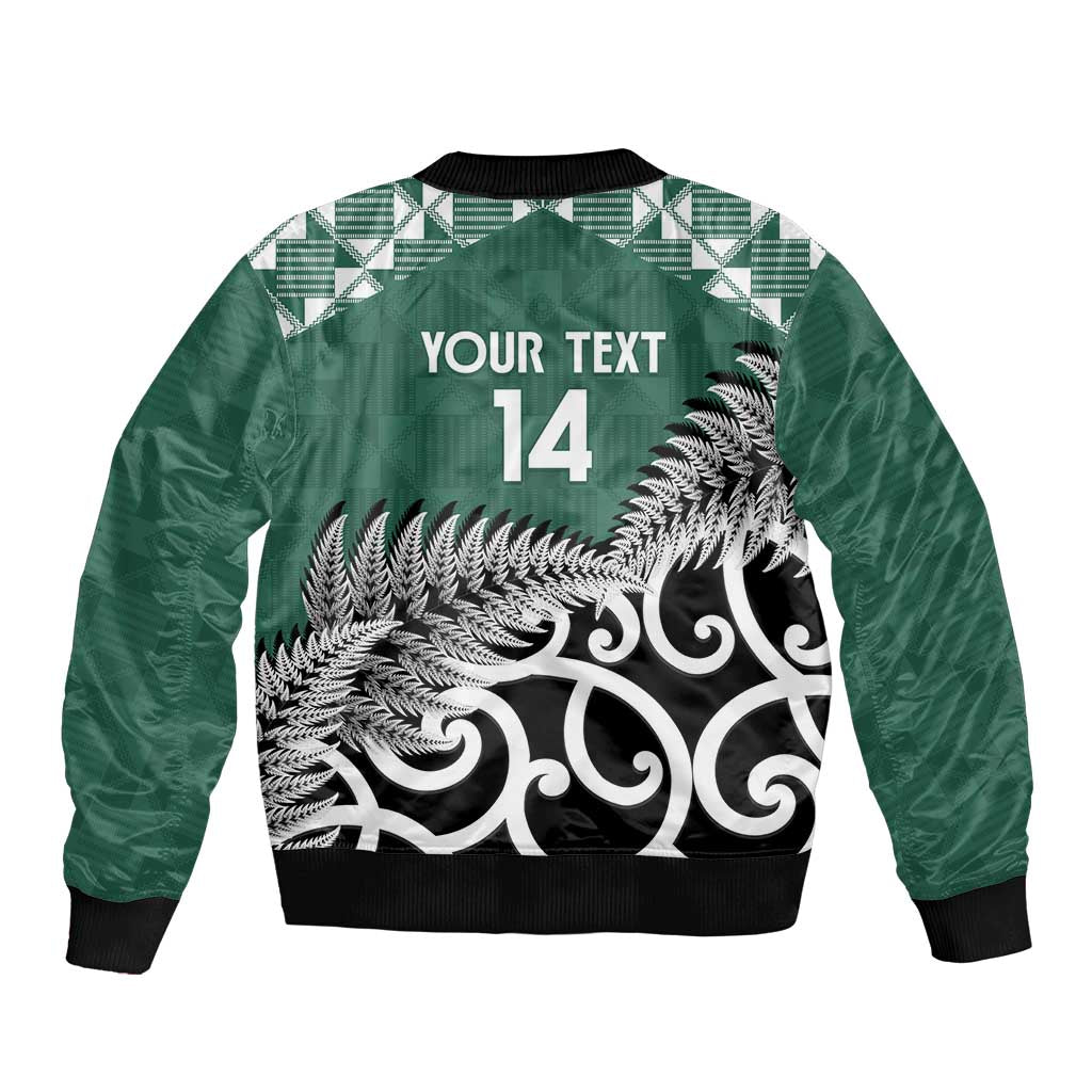 New Zealand South Africa Rugby Custom Bomber Jacket Springboks Kente All Black Maori Together LT14 - Polynesian Pride