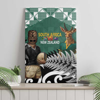 New Zealand South Africa Rugby Canvas Wall Art Springboks Kente All Black Maori Together LT14 - Polynesian Pride