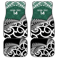 New Zealand South Africa Rugby Car Mats Springboks Kente All Black Maori Together LT14 - Polynesian Pride