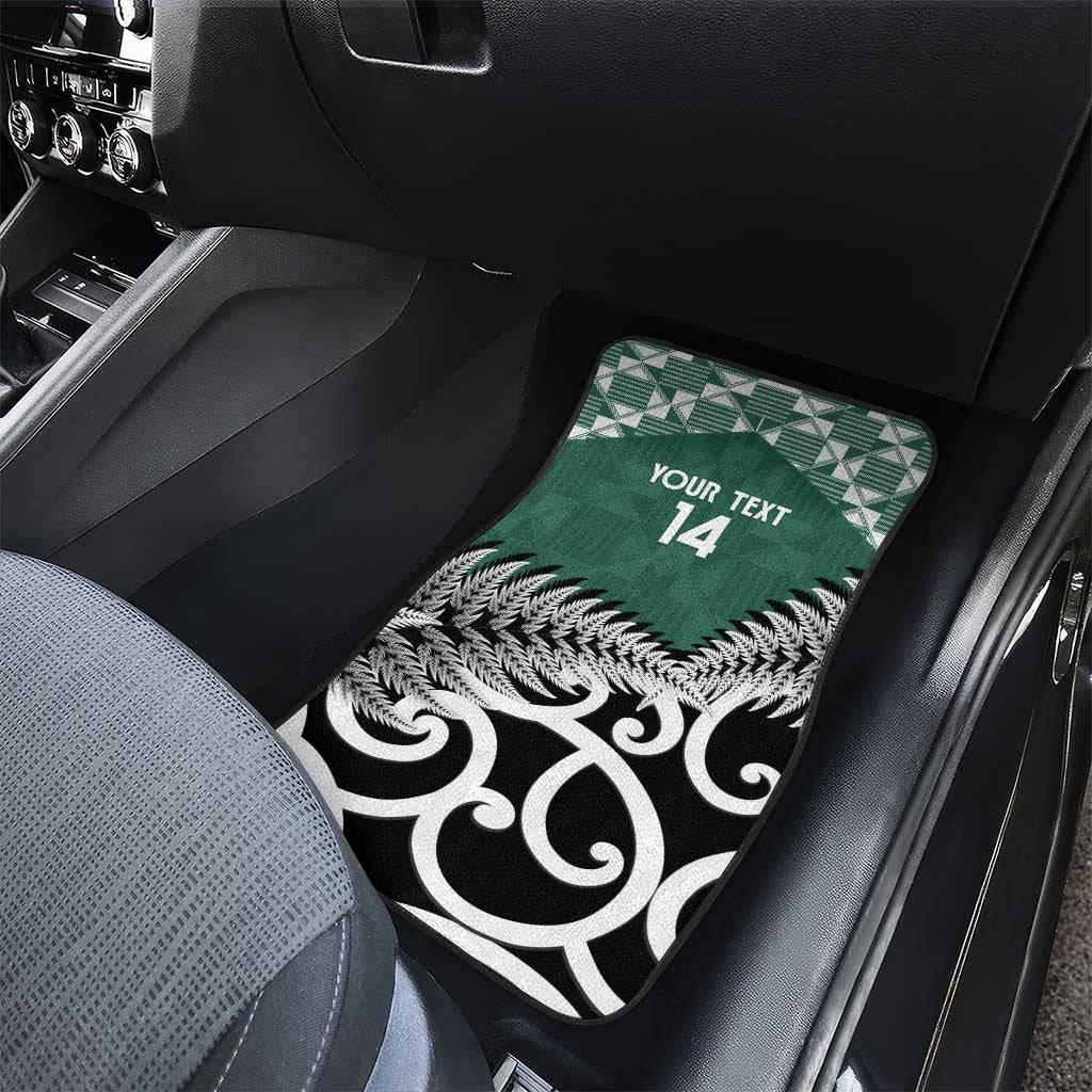 New Zealand South Africa Rugby Car Mats Springboks Kente All Black Maori Together LT14 - Polynesian Pride