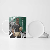 New Zealand South Africa Rugby Ceramic Mug Springboks Kente All Black Maori Together LT14 - Polynesian Pride