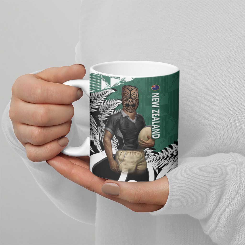New Zealand South Africa Rugby Ceramic Mug Springboks Kente All Black Maori Together LT14 - Polynesian Pride