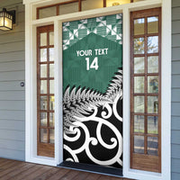 New Zealand South Africa Rugby Door Cover Springboks Kente All Black Maori Together LT14 - Polynesian Pride