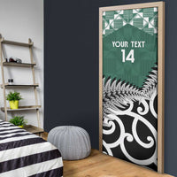 New Zealand South Africa Rugby Door Cover Springboks Kente All Black Maori Together LT14 - Polynesian Pride