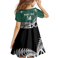 New Zealand South Africa Rugby Custom Family Matching Off Shoulder Maxi Dress and Hawaiian Shirt Springboks Kente All Black Maori Together LT14 - Polynesian Pride