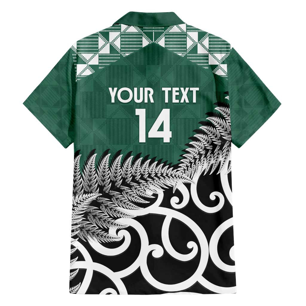 New Zealand South Africa Rugby Custom Family Matching Off Shoulder Maxi Dress and Hawaiian Shirt Springboks Kente All Black Maori Together LT14 - Polynesian Pride