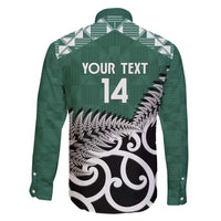 New Zealand South Africa Rugby Custom Family Matching Off Shoulder Short Dress and Hawaiian Shirt Springboks Kente All Black Maori Together LT14 - Polynesian Pride
