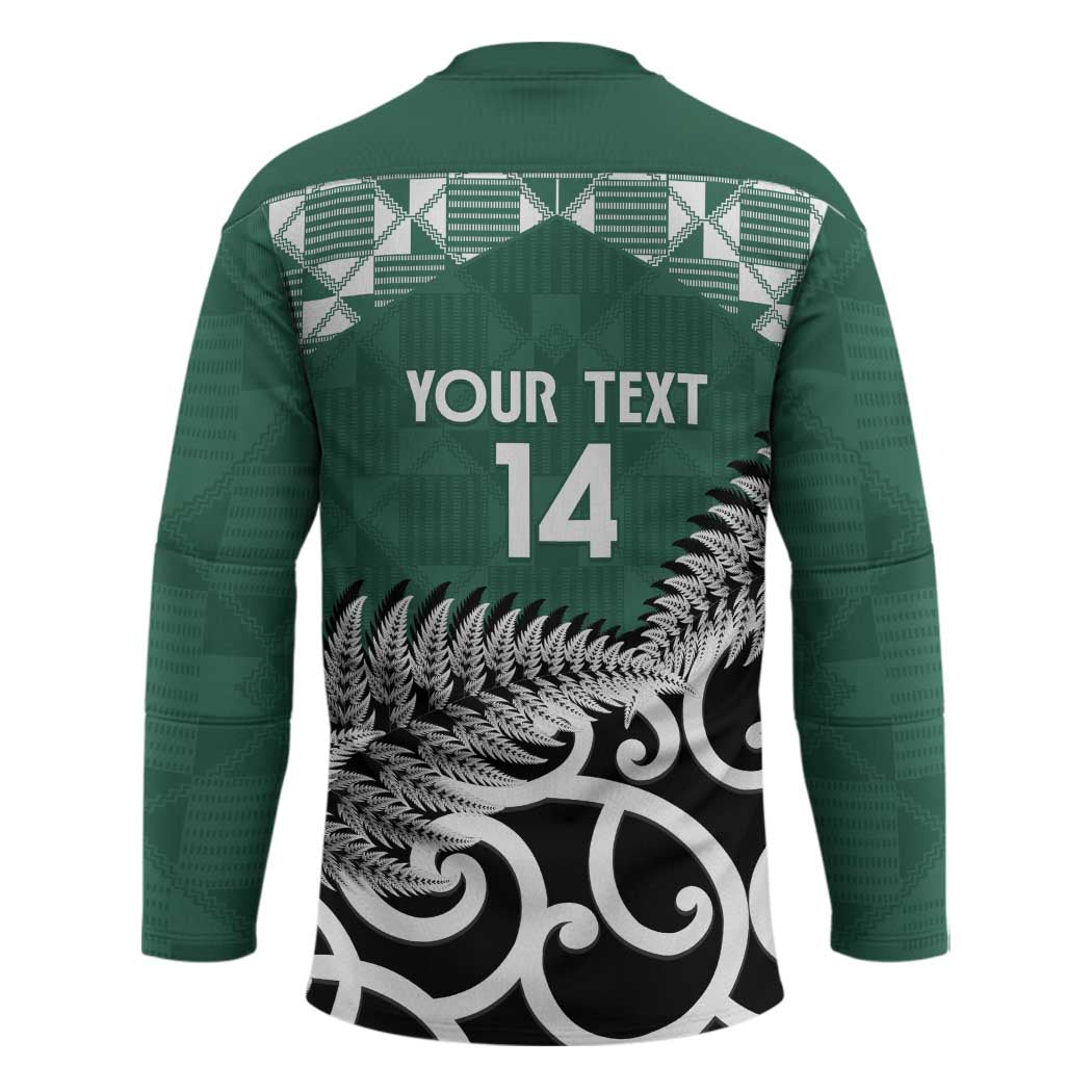 New Zealand South Africa Rugby Custom Hockey Jersey Springboks Kente All Black Maori Together LT14 - Polynesian Pride