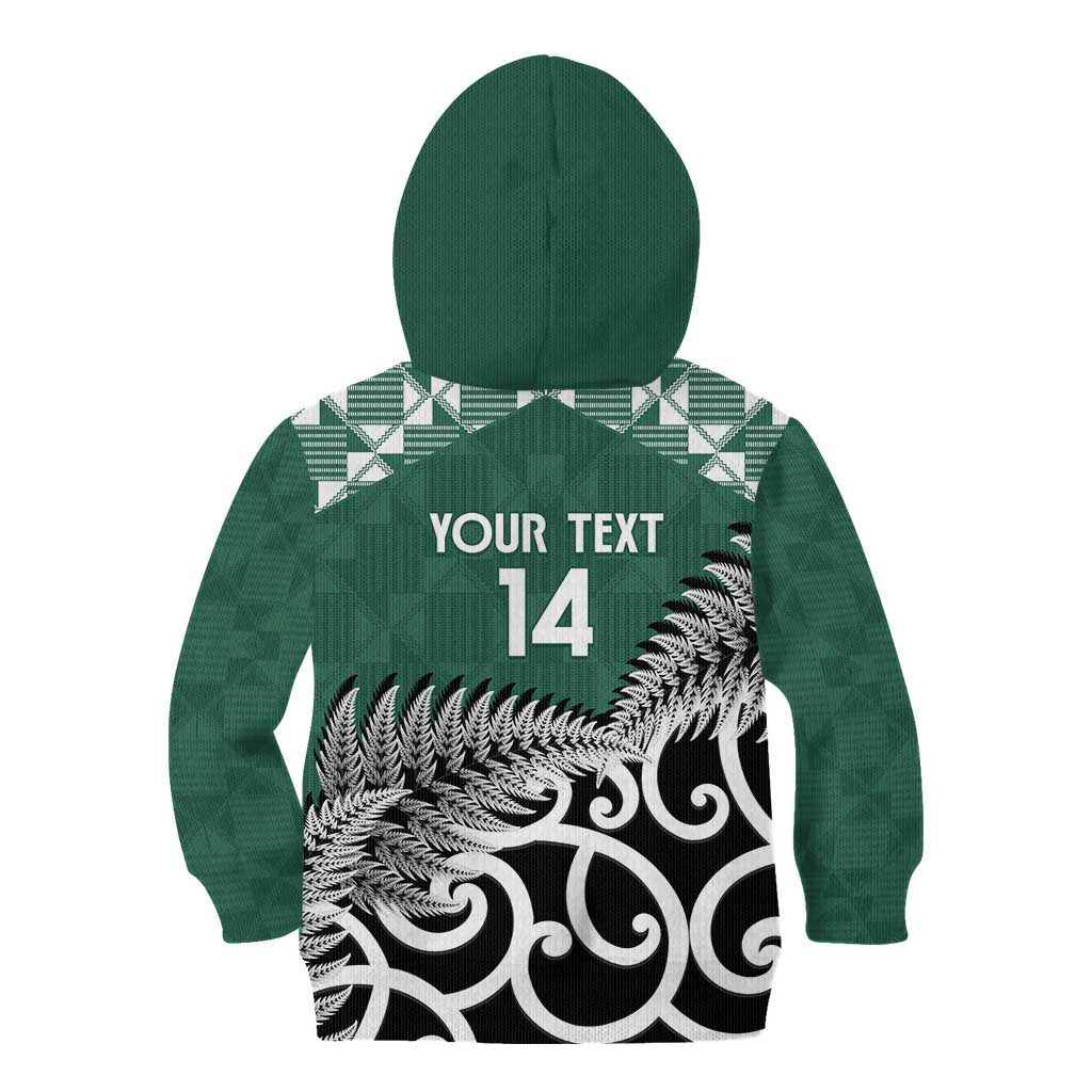 New Zealand South Africa Rugby Custom Kid Hoodie Springboks Kente All Black Maori Together LT14 - Polynesian Pride