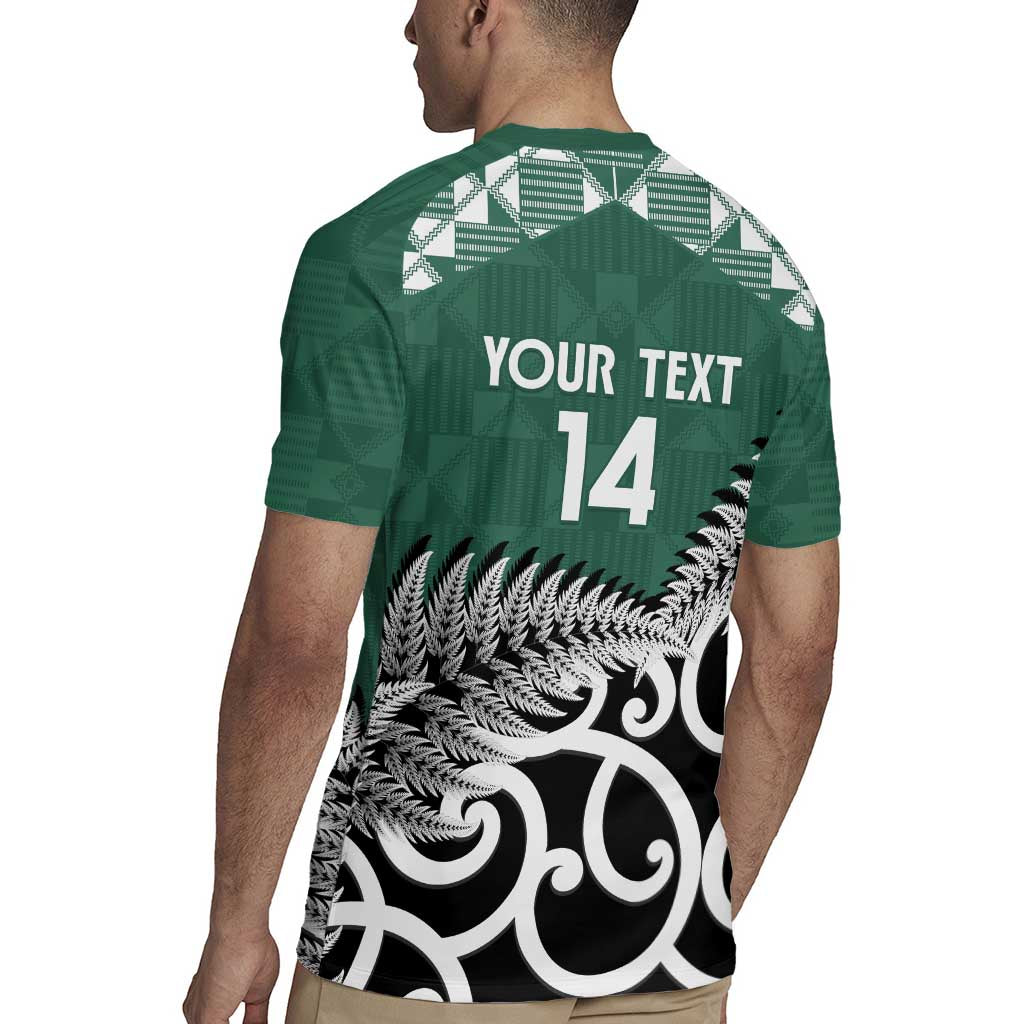New Zealand South Africa Rugby Custom Rugby Jersey Springboks Kente All Black Maori Together LT14 - Polynesian Pride