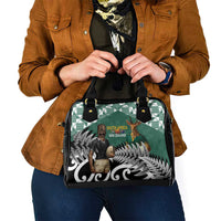 New Zealand South Africa Rugby Shoulder Handbag Springboks Kente All Black Maori Together LT14 - Polynesian Pride
