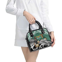 New Zealand South Africa Rugby Shoulder Handbag Springboks Kente All Black Maori Together LT14 - Polynesian Pride