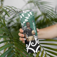 New Zealand South Africa Rugby Skinny Tumbler Springboks Kente All Black Maori Together LT14 - Polynesian Pride