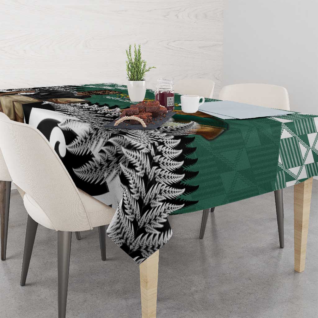 New Zealand South Africa Rugby Tablecloth Springboks Kente All Black Maori Together LT14 - Polynesian Pride