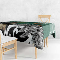 New Zealand South Africa Rugby Tablecloth Springboks Kente All Black Maori Together LT14 - Polynesian Pride