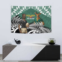 New Zealand South Africa Rugby Tapestry Springboks Kente All Black Maori Together LT14 - Polynesian Pride