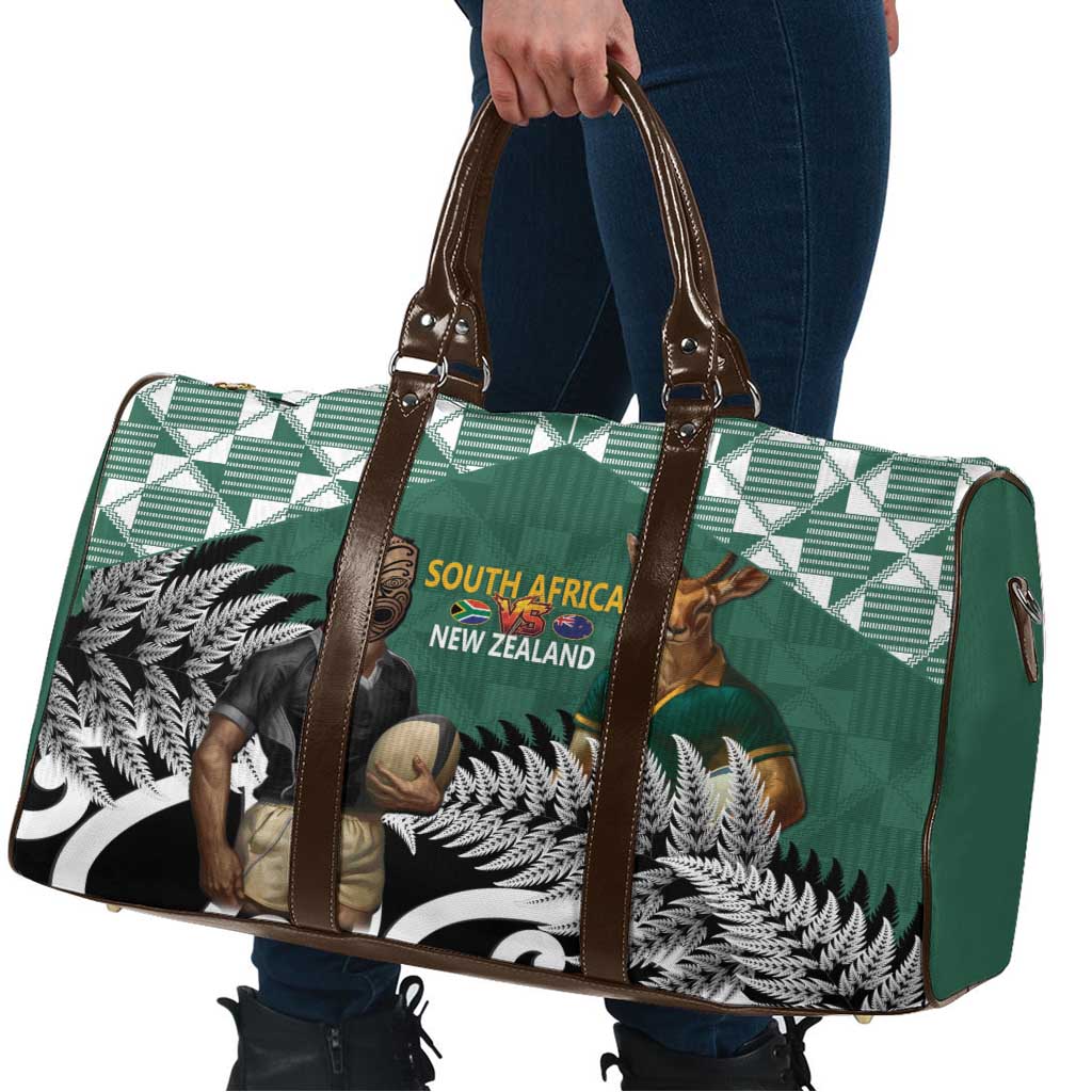 New Zealand South Africa Rugby Travel Bag Springboks Kente All Black Maori Together LT14 - Polynesian Pride