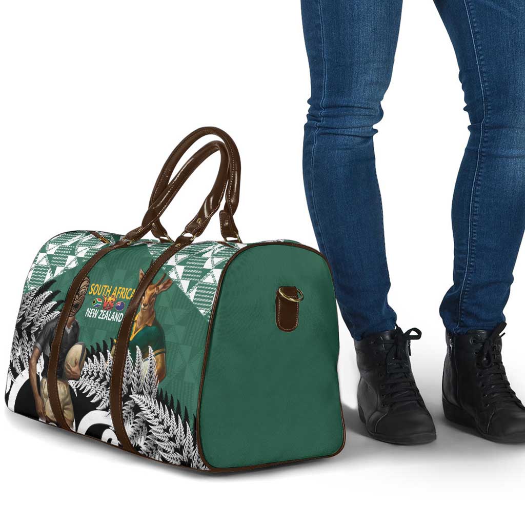 New Zealand South Africa Rugby Travel Bag Springboks Kente All Black Maori Together LT14 - Polynesian Pride
