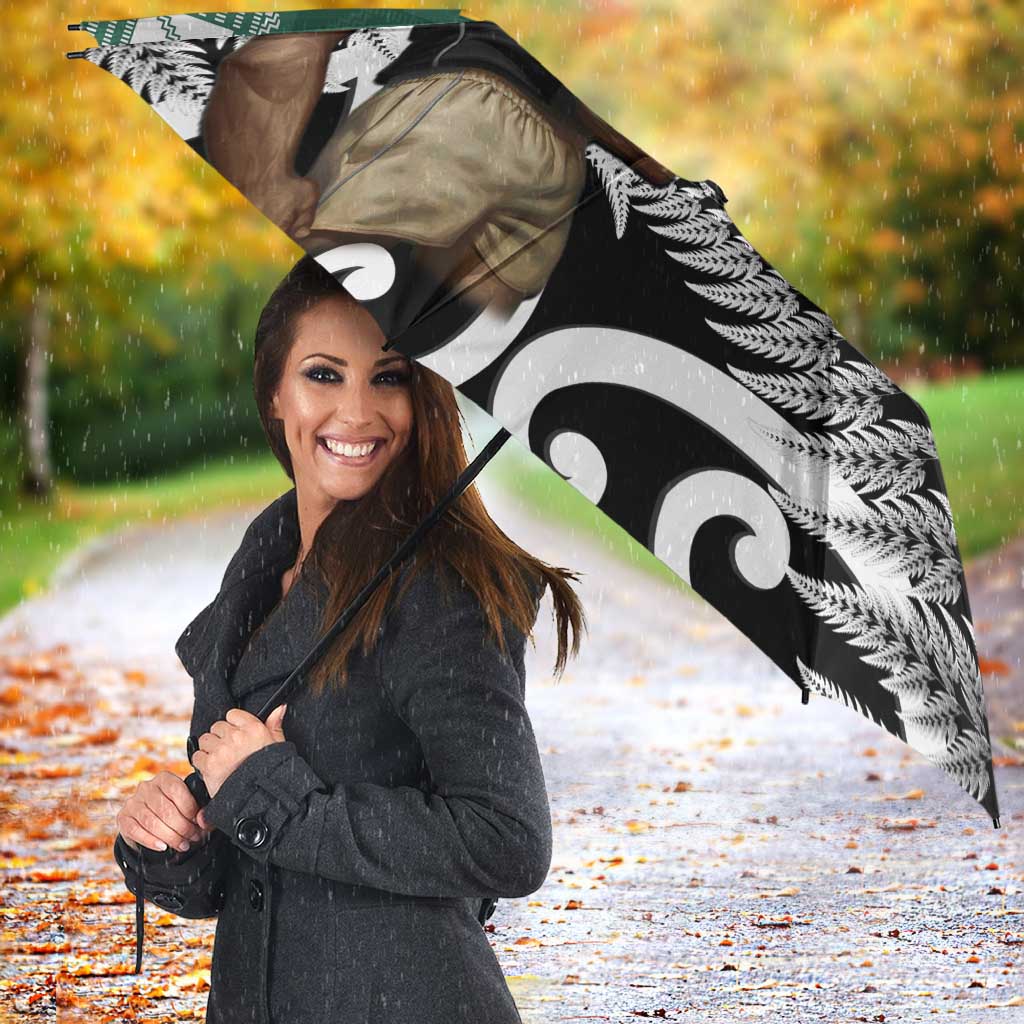 New Zealand South Africa Rugby Umbrella Springboks Kente All Black Maori Together LT14 - Polynesian Pride