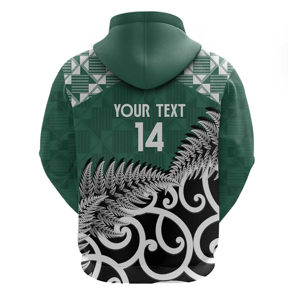 New Zealand South Africa Rugby Custom Zip Hoodie Springboks Kente All Black Maori Together LT14 - Polynesian Pride