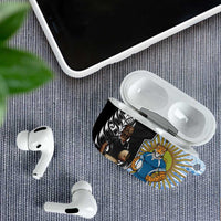 New Zealand Argentina Rugby AirPods Case 2025 Los Pumas All Black Together LT14 - Polynesian Pride