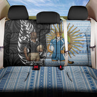 New Zealand Argentina Rugby Back Car Seat Cover 2025 Los Pumas All Black Together LT14 One Size Black - Polynesian Pride