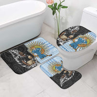 New Zealand Argentina Rugby Bathroom Set 2025 Los Pumas All Black Together LT14 - Polynesian Pride
