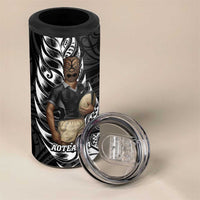 New Zealand Argentina Rugby 4 in 1 Can Cooler Tumbler 2025 Los Pumas All Black Together LT14 - Polynesian Pride