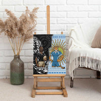 New Zealand Argentina Rugby Canvas Wall Art 2025 Los Pumas All Black Together LT14 - Polynesian Pride