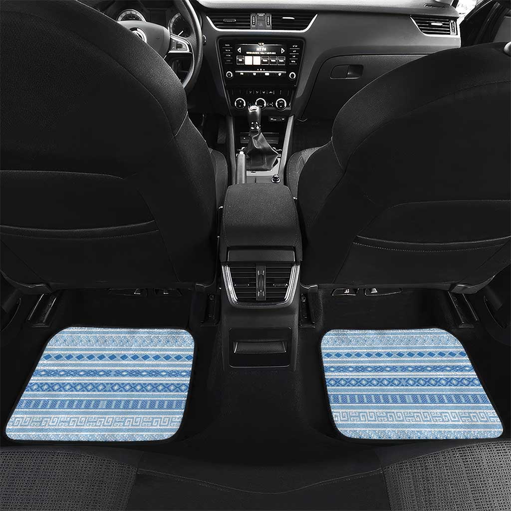 New Zealand Argentina Rugby Car Mats 2025 Los Pumas All Black Together LT14 Set 2pcs - Back Black - Polynesian Pride