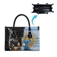 New Zealand Argentina Rugby Leather Bag 2025 Los Pumas All Black Together LT14 - Polynesian Pride