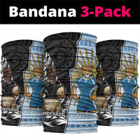 New Zealand Argentina Rugby Neck Gaiter 2025 Los Pumas All Black Together LT14 package One Size: 25*50cm Black - Polynesian Pride