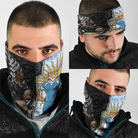 New Zealand Argentina Rugby Neck Gaiter 2025 Los Pumas All Black Together LT14 - Polynesian Pride