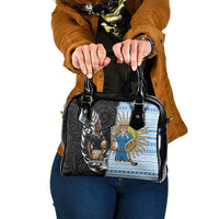 New Zealand Argentina Rugby Shoulder Handbag 2025 Los Pumas All Black Together LT14 One Size Black - Polynesian Pride