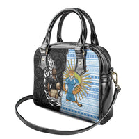New Zealand Argentina Rugby Shoulder Handbag 2025 Los Pumas All Black Together LT14 - Polynesian Pride