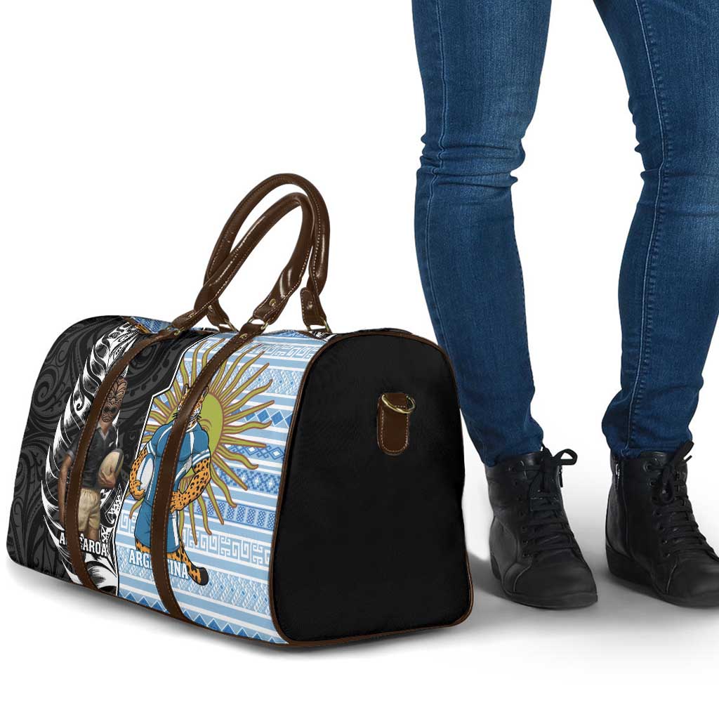 New Zealand Argentina Rugby Travel Bag 2025 Los Pumas All Black Together LT14 - Polynesian Pride