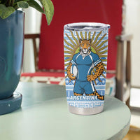 New Zealand Argentina Rugby Tumbler Cup 2025 Los Pumas All Black Together LT14 - Polynesian Pride