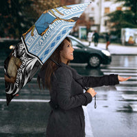 New Zealand Argentina Rugby Umbrella 2025 Los Pumas All Black Together LT14 - Polynesian Pride