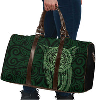 New Zealand Skull Darts Travel Bag Aotearoa Maori Chest Tattoo Stylized Green LT14 - Polynesian Pride